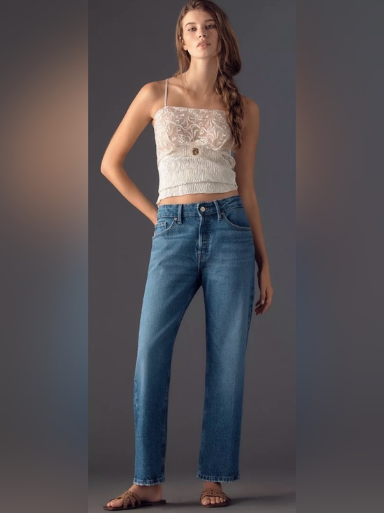Old Navy Denim - Old Navy Straight-Leg Jeans in Classic Blue Wash-EUC
